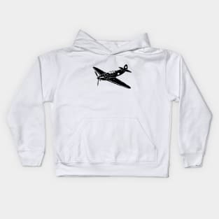 Plane, AirplanePlane, Airplane Silhouette, Sport Aviation, Sport Airplane Silhouette, Sport Aviation, Sport Airplane Kids Hoodie